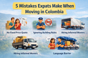 5 Mistakes Expats Make Moving in Medellin infographic